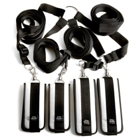 Fifty Shades of Grey Hard Limits Bondage sada - black/grey