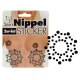 Nipple Stickers Stars Ozdoby na bradavky - černé