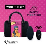 FeelzToys Panty Vibe vibrátor do kalhotek na dálkové ovládání - černý